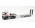 Mercedes-Benz Actros Streamspace 2.5 Goldhofer Lowboy Semi-Trailer STRABAG 1:87 herpa HE314794