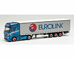 Mercedes-Benz Actros GigaSpace Canvas Semi-Trailer Eurolink 1:87 herpa HE314855