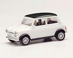 Mini Cooper Classic White/Black Roof 1:87 herpa HE421058