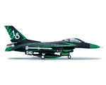 Italian Air Force Lockheed Martin F-16A Fighting Falcon 37 Stormo Green Lightning 1:200 herpa HE554299