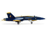US Navy McDonnell Douglas F/A-18 Hornet Blue Angels No 4 Slot 1:200 herpa HE554312