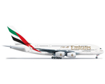 Emirates Airbus A380-800 1:200 herpa HE555432