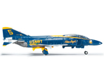 US Navy Blue Angels McDonnell Douglas F-4J Phantom II No. 5 Lead Solo 1:200 herpa HE556378