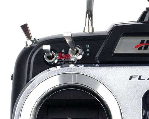 hitec modellismo Radiocomando Flash 7 Tx con 2 Rx Optima 7 Mode 1 HT170259