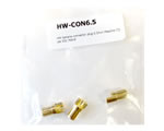 Connettori banana 6,5 mm Maschio (3 pz) per ESC Max8 hobbywing HW-CON6-5