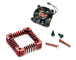 Ventola 30x30 con adattatore in alluminio Rosso x XR10 Pro G2 hobbywing HW30850304
