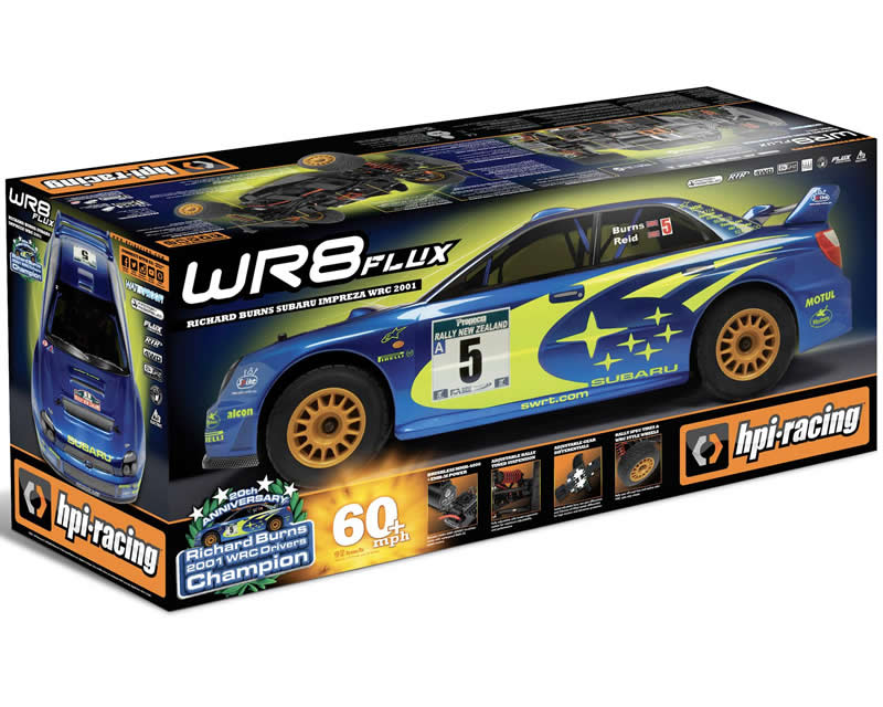 WR8 3.0 2001 WRC Subaru Impreza 4WD 1:8 2,4 GHz RTR hpi HP160211