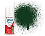 Acrylic Spray Paint No.3 Brunswick Green (150 ml) humbrol AD6003