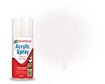 Acrylic Spray Paint No.22 White Gloss (150 ml) humbrol AD6022