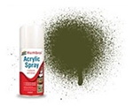 Acrylic Spray Paint No.155 Olive Drab Matt (150 ml) humbrol AD6155
