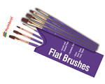 Flat Brush Pack humbrol AG4305