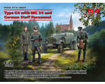 Type G4 with MG 34 and German Staff Personnel 1:24 icm ICM24024