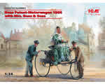 Benz Patent-Motorwagen 1886 with Mrs. Benz Sons 1:24 icm ICM24041