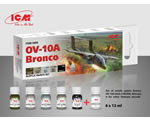 Acrylic Paint Set for OV-10A Bronco (and other Vietnam aircraft) icm ICM3008