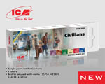 Acrylic Paint Set Civilians icm ICM3030