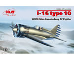 Polikarpov I-16 type 10 WWII China Guomindang AF Fighter 1:32 icm ICM32006