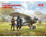 Polikarpov I-153 with Soviet Pilots 1939-1942 1:32 icm ICM32013