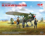 Fiat CR.42 LW with German Pilots 1:32 icm ICM32022