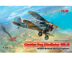 Gloster Sea Gladiator Mk.II, WWII British Naval Fighter 1:32 icm ICM32042