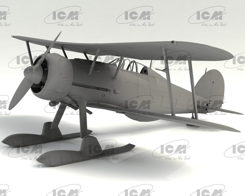 J-8 Gladiator WWII Swedish Fighter 1:32 icm ICM32044