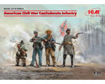 American Civil War Confederate Infantry 1:35 icm ICM35021