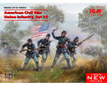 American Civil War Union Infantry Set 2 1:35 icm ICM35023