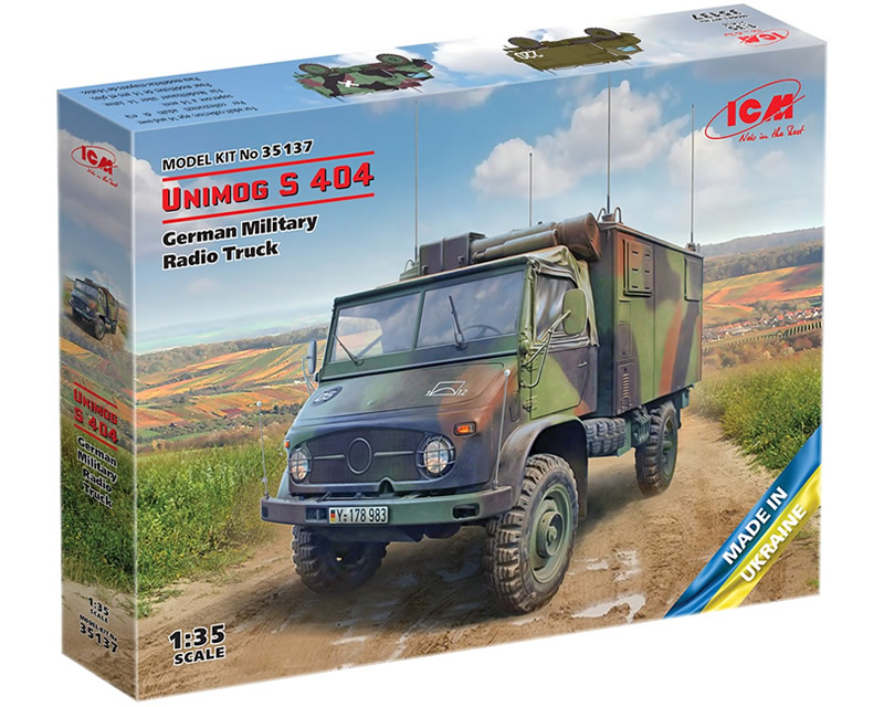 Unimog S 404 German Military Radio Truck 1:35 icm ICM35137