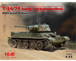 T-34/76 (Early 1943 Production) WWII Soviet Medium Tank 1:35 icm ICM35365