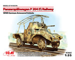PanzerspÃ¤hwagen P 204 (f) Railway WWII German Armoured Vehicle 1:35 icm ICM35376