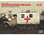 V3000S/SS M Maultier with Shelter WWII German Truck 1:35 icm ICM35414