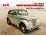 Kadett K38 Cabriolimousine WWII German Staff Car 1:35 icm ICM35483