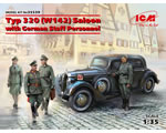 Typ 320 (W142) Saloon with German Staff Personnel 1:35 icm ICM35539