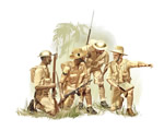 Gurkha Rifles 1944 (4 figures) 1:35 icm ICM35563
