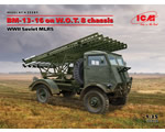 BM-13-16 on W.O.T. 8 chassis, WWII Soviet MLRS 1:35 icm ICM35591