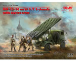 BM-13-16 on W.O.T. 8 chassis with Soviet Crew 1:35 icm ICM35592