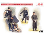 German Armoured Vehicle Crew 1941-1942 (4 figures and cat) 1:35 icm ICM35614