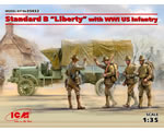 Standard B Liberty with WWI US Infantry 1:35 icm ICM35652
