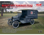 Model T 1917 Ambulance (early) WWI AAFS Car 1:35 icm ICM35665