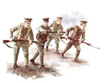 British Infantry 1914 (4 figures) 1:35 icm ICM35684