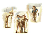 Anzac Infantry 1915 (4 figures) 1:35 icm ICM35685