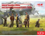 USAAF Bomber Pilots and Ground Personnel (1944-1945) 1:48 icm ICM48088