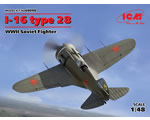 Polikarpov I-16 type 28 WWII Soviet Fighter 1:48 icm ICM48098
