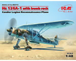 Henschel Hs 126A-1 with bomb rack Condor Legion Reconnaissance Plane 1:48 icm ICM48213