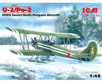 Polikarpov U-2/Po-2 WWII Soviet Multi-Purpose Aircraft 1:48 icm ICM48251