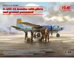 A-26C-15 Invader with pilots and ground personnel 1:48 icm ICM48288