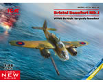 Bristol Beaufort Mk.I WWII British Torpedo Bomber 1:48 icm ICM48310