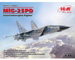 MiG-25 PD Soviet Interceptor Fighter 1:48 icm ICM48903