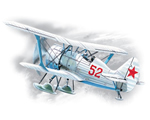 I-15 bis WWII Soviet Fighter-Biplane Winter version 1:72 icm ICM72013