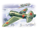 Polikarpov I-16 type 24 WWII Soviet Fighter 1:72 icm ICM72071