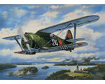 Polikarpov I-153 Chaika WWII Soviet Biplane Fighter 1:72 icm ICM72074